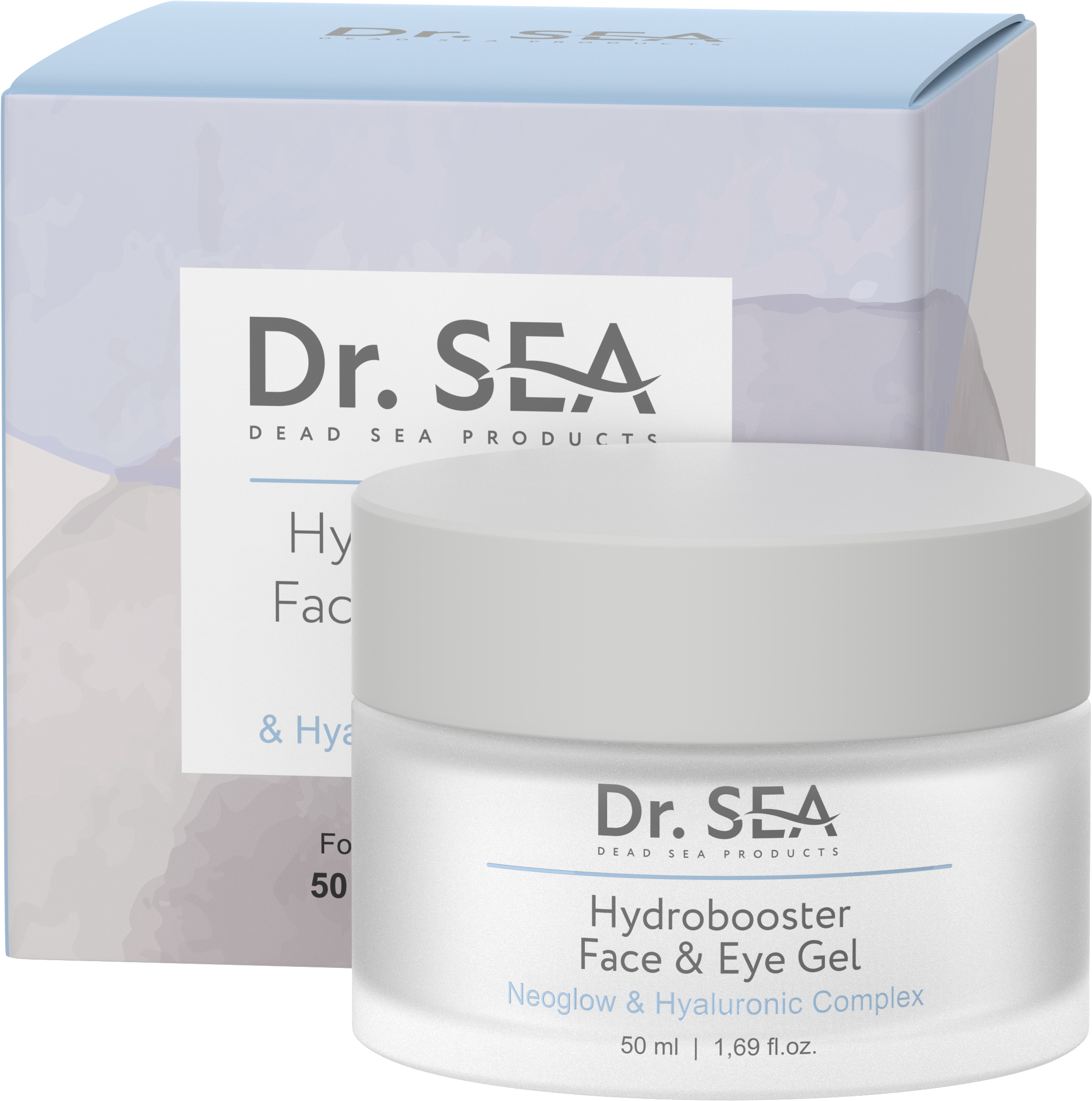 HYDROBOOSTER FACE & EYE GEL - NEOGLOW & HYALURONIC COMPLEX, 50 ml